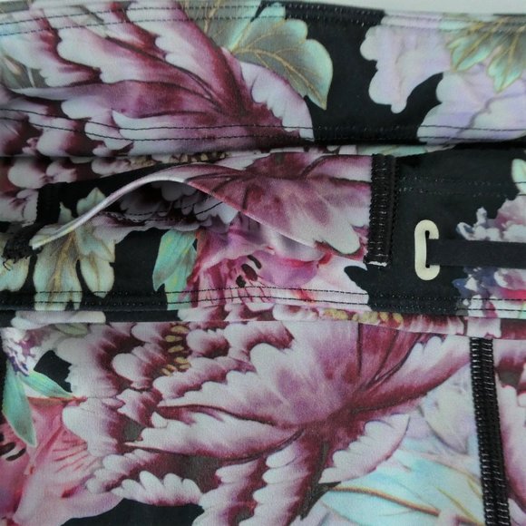 Athleta Run Free Garden Party Leggings Floral Pink - Picture 6 of 8